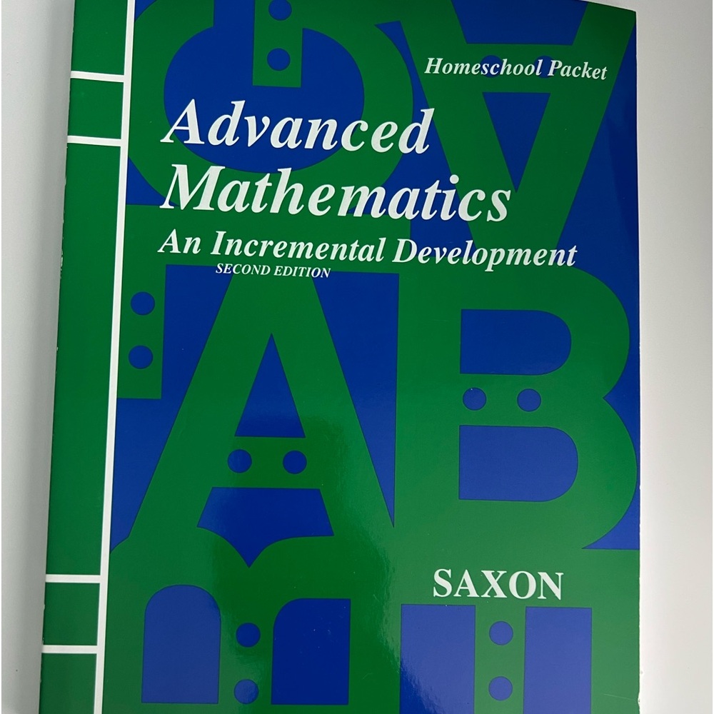 Saxon Advanced Mathematics set